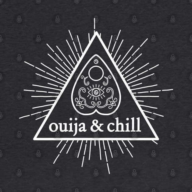 Ouija and Chill - White by hya_bm